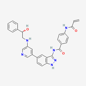 molecular formula C30H26N6O3 B12403626 CDK7-IN-20 