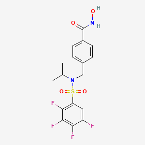 molecular formula C17H16F4N2O4S B12403673 NN-390 