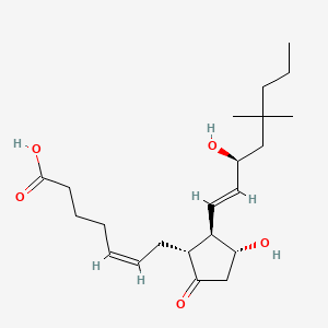 molecular formula C22H36O5 B1240368 17,17-Dimethylprostaglandin E2 CAS No. 80003-50-5