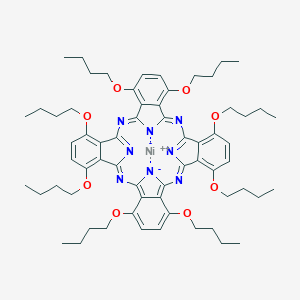 molecular formula C64H80N8NiO8 B124037 Nickel(II) 1,4,8,11,15,18,22,25-octabutoxy-29H,31H-phthalocyanine CAS No. 155773-71-0