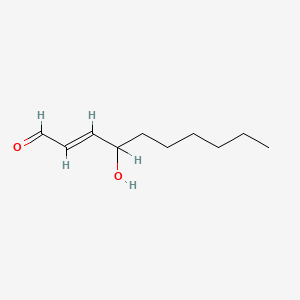 molecular formula C10H18O2 B1240370 4-Hydroxydecenal CAS No. 29389-17-1