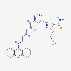 molecular formula C31H35N7O3S B12403713 AChE/GSK-3|A-IN-1 