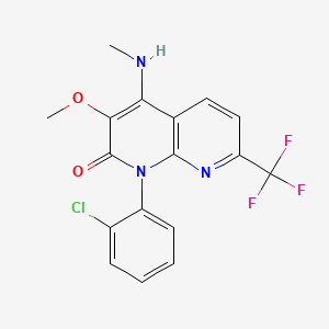molecular formula C17H13ClF3N3O2 B12403751 Mat2A-IN-7 