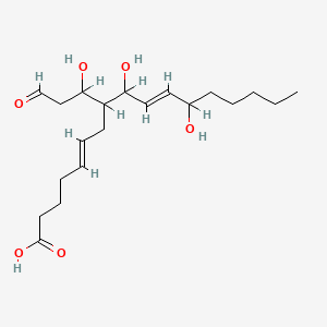 12-Dihydroxy-5,10-heptadecadienoic acid