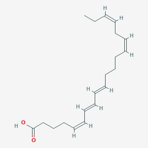molecular formula C20H30O2 B1240403 (5Z,7E,9E,14Z,17Z)-Eicosapentaenoic acid 