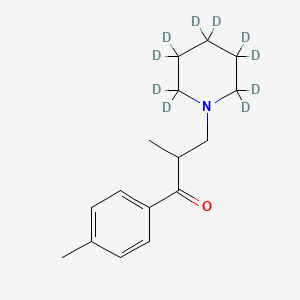 molecular formula C16H23NO B12404076 Tolperisone-D10 