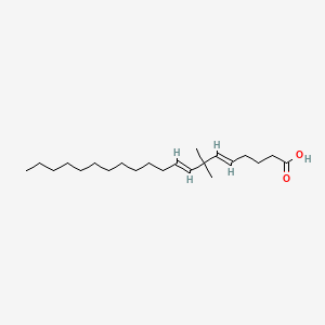 molecular formula C22H40O2 B1240417 7,7-Dimethyleicosadienoic acid 