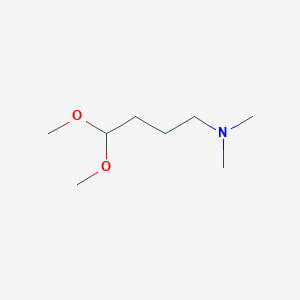 molecular formula C8H19NO2 B124042 4,4-dimethoxy-N,N-dimethylbutan-1-amine CAS No. 19718-92-4