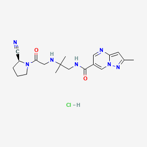 molecular formula C19H26ClN7O2 B12404211 Anagliptin hydrochloride 