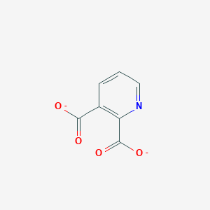 molecular formula C7H3NO4-2 B1240423 Quinolinate(2-) 