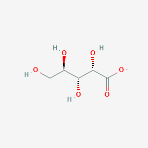 molecular formula C5H9O6- B1240428 D-Arabinonate 
