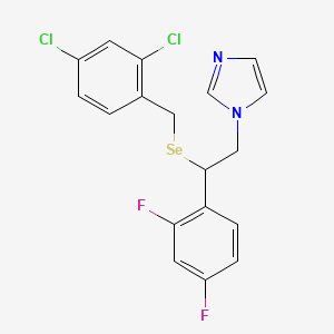 molecular formula C18H14Cl2F2N2Se B12404405 Antifungal agent 30 