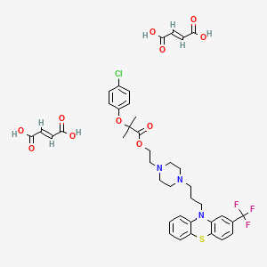 Fluphenazine 4-chlorophenoxyisobutyrate ester