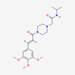 molecular formula C21H31N3O5 B1240444 Cinpropazide CAS No. 23887-47-0