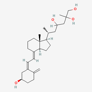 (6R)-6-[(1R,3aS,4E,7aR)-4-[(2Z)-2-[(5R)-5-hydroxy-2-methylidenecyclohexylidene]ethylidene]-7a-methyl-2,3,3a,5,6,7-hexahydro-1H-inden-1-yl]-2-methylheptane-1,2,4-triol