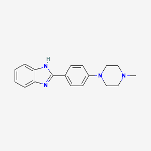 molecular formula C18H20N4 B12404499 LasR-IN-4 