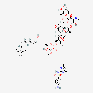 molecular formula C78H121N5O20S B1240453 Tylavit-sulfa CAS No. 65702-93-4