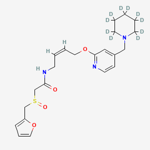molecular formula C22H29N3O4S B12404596 Lafutidine-d10 