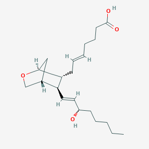 (E)-7-[(1S,4R,5S,6R)-5-[(E,3S)-3-hydroxyoct-1-enyl]-2-oxabicyclo[2.2.1]heptan-6-yl]hept-5-enoic acid