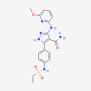 molecular formula C18H20N6O4S B12404614 Mlkl-IN-5 