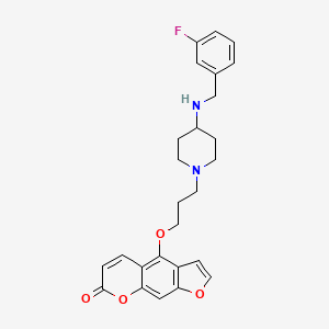 molecular formula C26H27FN2O4 B12404623 AChE/BACE1/GSK3|A-IN-1 