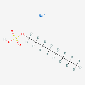 molecular formula C8H18NaO4S B12404659 Sodium octyl sulfate(Reagent for Ion-Pair Chromatography,99%)-d17 