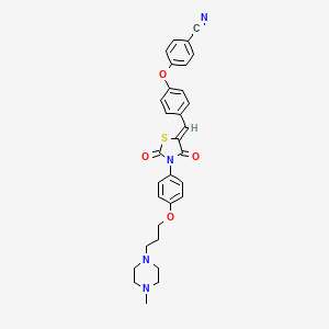 molecular formula C31H30N4O4S B12404750 Ikk|A-IN-1 