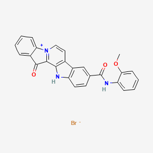 molecular formula C26H18BrN3O3 B12404799 FtsZ-IN-7 