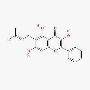molecular formula C20H18O5 B1240481 6-(3,3-Dimethylallyl)galangin 