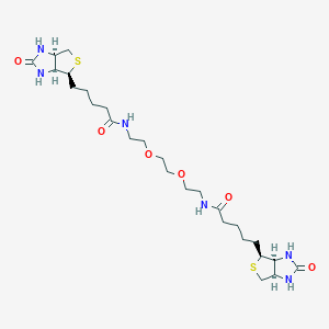 molecular formula C26H44N6O6S2 B12404827 Biotin-PEG-Biotin 