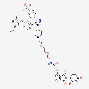 molecular formula C50H53F3N8O9 B12404878 dBRD4-BD1 