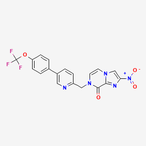 molecular formula C19H12F3N5O4 B12404897 Anti-infective agent 4 