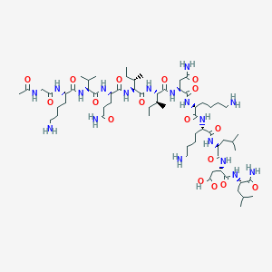 molecular formula C64H116N18O17 B12404909 Acetyl-Tau Peptide (273-284) amide 