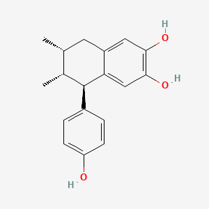 (1R,2R,3R)-1-(4-hydroxyphenyl)-2,3-dimethyl-tetralin-6,7-diol