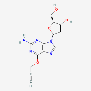 molecular formula C13H15N5O4 B12404948 6-O-Propynyl-2'-deoxyguanosine 