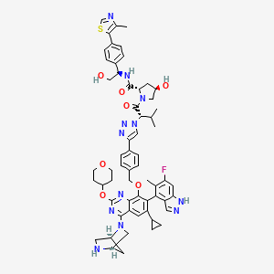 molecular formula C60H65FN12O7S B12405032 Setidegrasib CAS No. 2821793-99-9