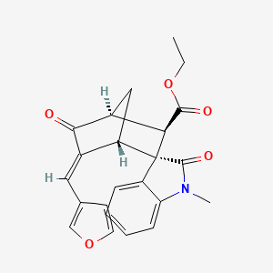 molecular formula C23H21NO5 B12405060 PPI-GIT1/|A-Pix interaction-IN-1 