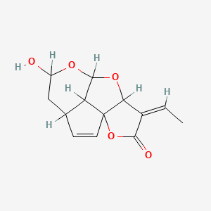 molecular formula C13H14O5 B1240508 Allamcin CAS No. 93452-23-4
