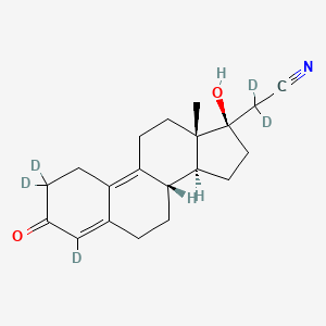 molecular formula C20H25NO2 B12405094 Dienogest-d5 
