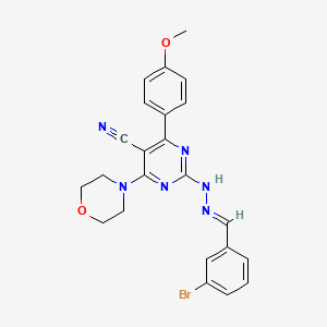 molecular formula C23H21BrN6O2 B12405104 PI3K-IN-33 