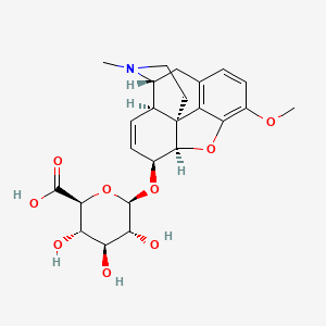 molecular formula C24H29NO9 B1240514 Codeine-6-glucuronide CAS No. 20736-11-2
