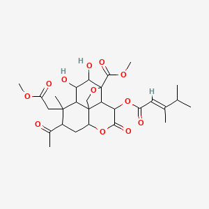 molecular formula C28H38O12 B1240519 Methyl bruceanic acid A CAS No. 53663-08-4