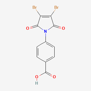 molecular formula C11H5Br2NO4 B12405309 Pbenz-dbrmd 