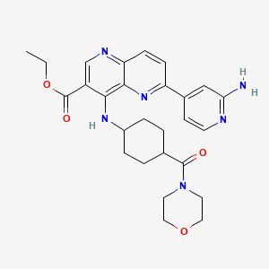 molecular formula C27H32N6O4 B12405363 Dyrk1A-IN-2 