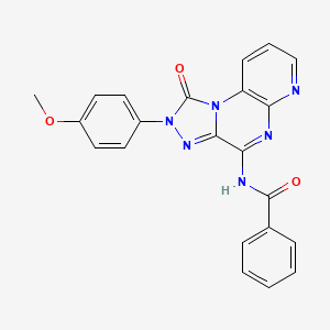 molecular formula C22H16N6O3 B12405414 A3AR antagonist 2 