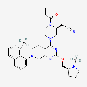 molecular formula C33H39N7O2 B12405418 MRTX-1257-d6 