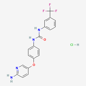 molecular formula C19H16ClF3N4O2 B12405447 CDK8-IN-11 hydrochloride 