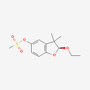 molecular formula C13H18O5S B1240546 (S)-乙氟磺草醚 