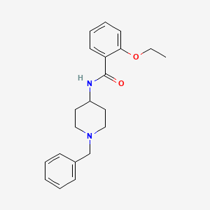 molecular formula C21H26N2O2 B1240547 N-(1-benzylpiperidin-4-yl)-2-ethoxybenzamide 
