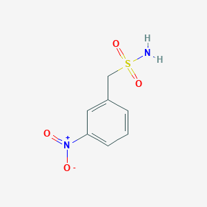 molecular formula C7H8N2O4S B124055 1-(3-Nitrophenyl)methanesulfonamide CAS No. 110654-66-5
